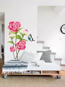 印花墻面貼紙 - 彩色 - 查看 1