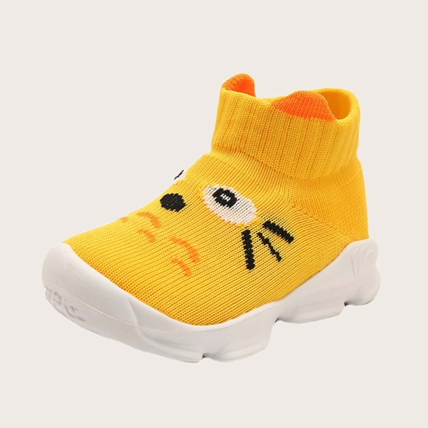 

Toddler Boys Cartoon Graphic Slip On Sneakers, Yellow