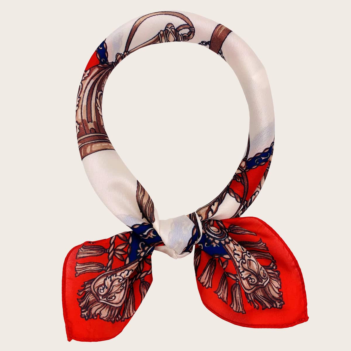 

Vintage Pattern Bandana, Red