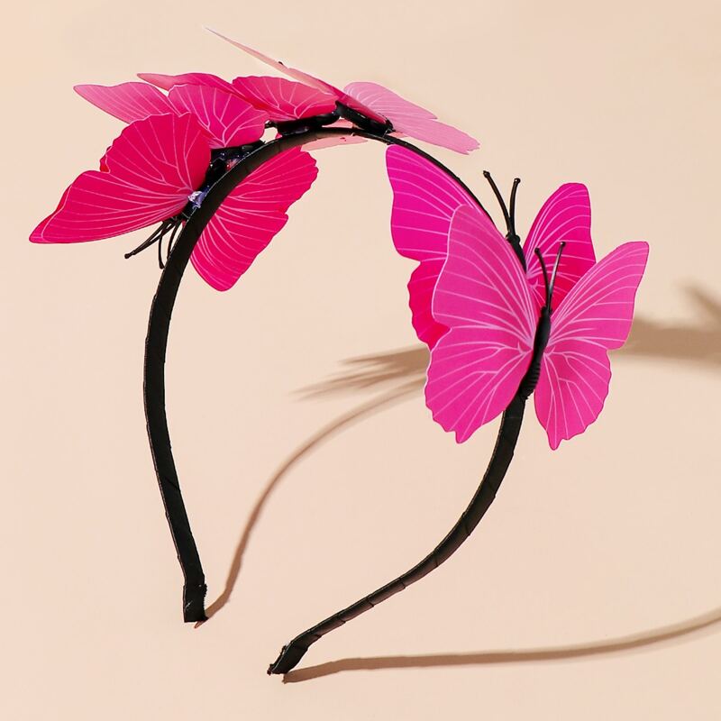 

Butterfly Decor Hair Hoop, Multicolor