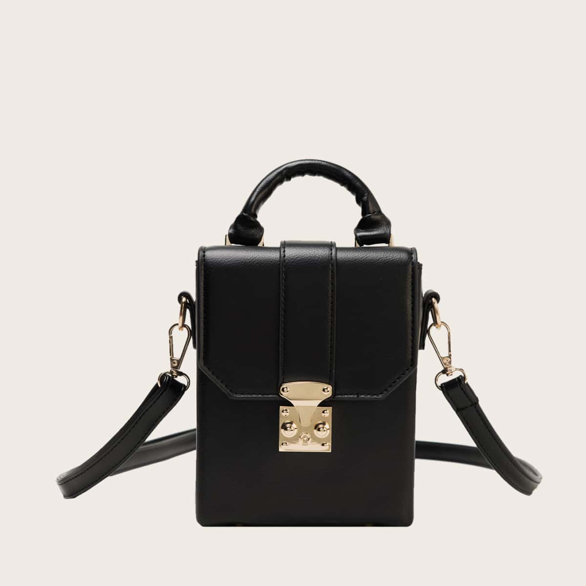 

Minimalist Satchel Bag, Black