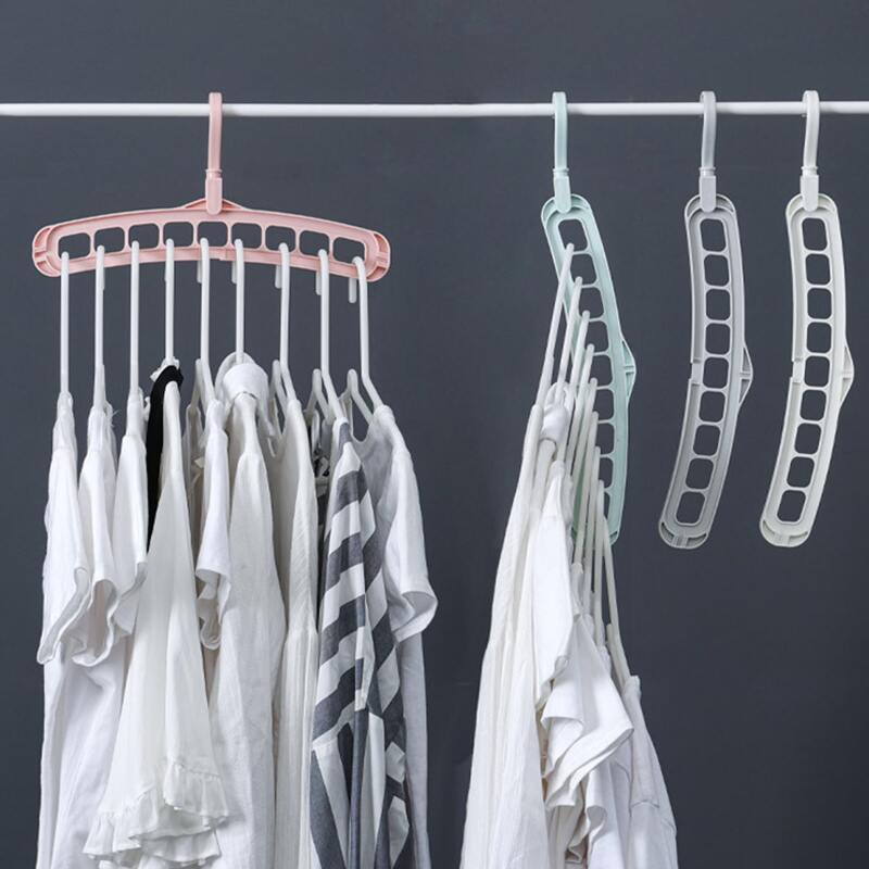 

1pc 9 Hole Rotatable Hanger, Multicolor