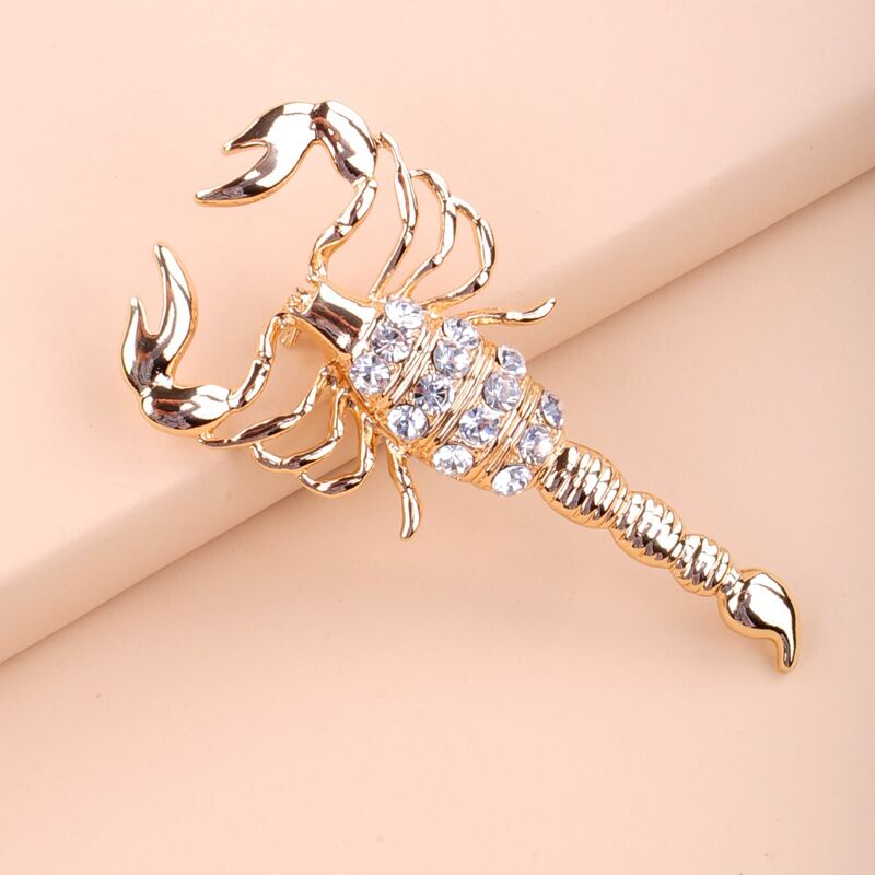 

Scorpion Shaped Brooch, Gold