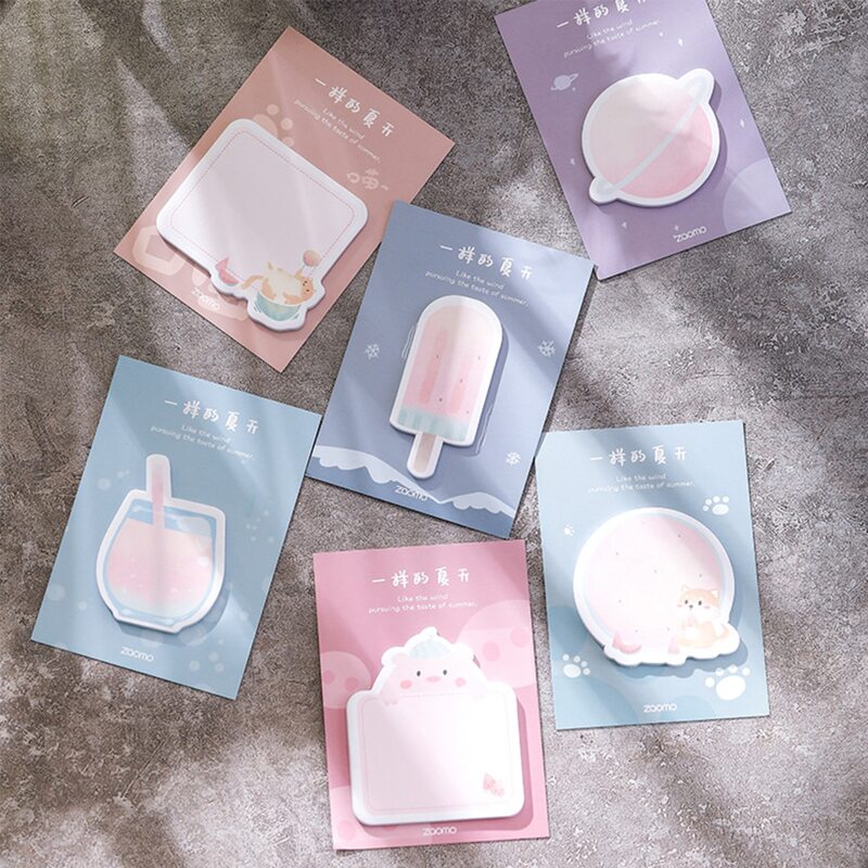 

1pack Cartoon Random Sticky Note, Multicolor