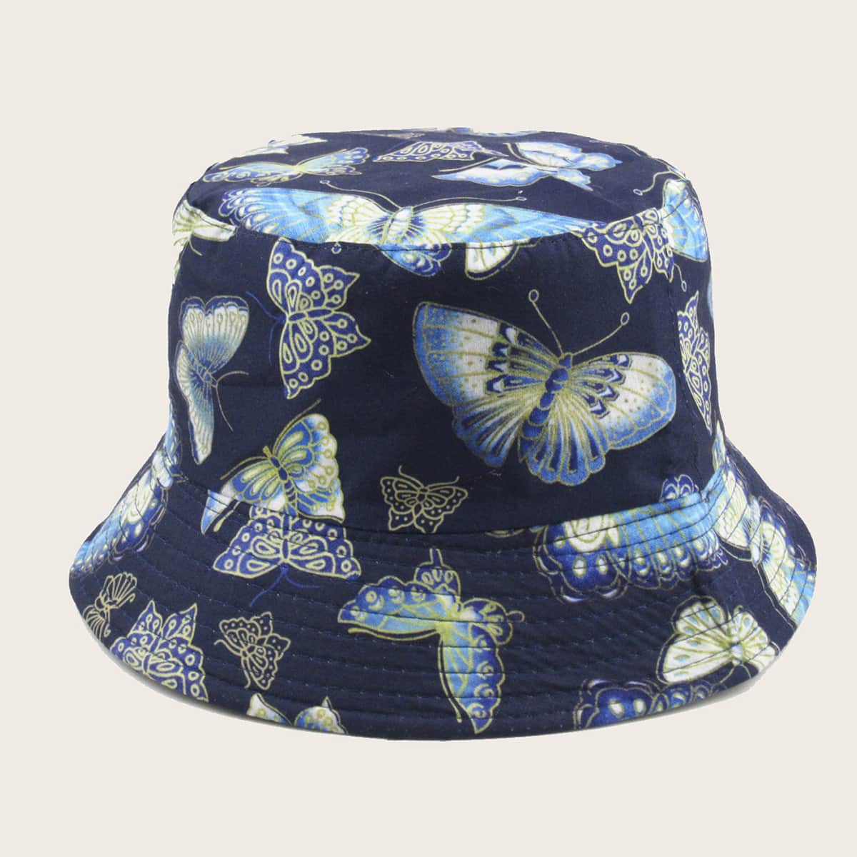 

Butterfly Pattern Bucket Hat, Multicolor