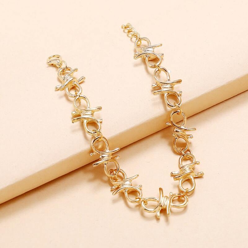 

Metal Chain Bracelet, Gold