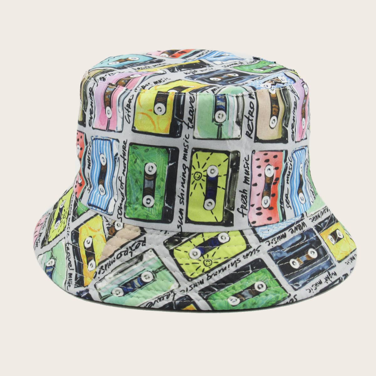 

Graphic Bucket Hat, Multicolor
