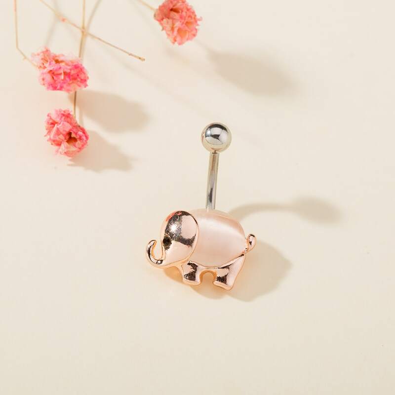 

Elephant Belly Ring, Gold