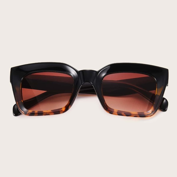 

Men Tortoiseshell Frame Sunglasses, Brown