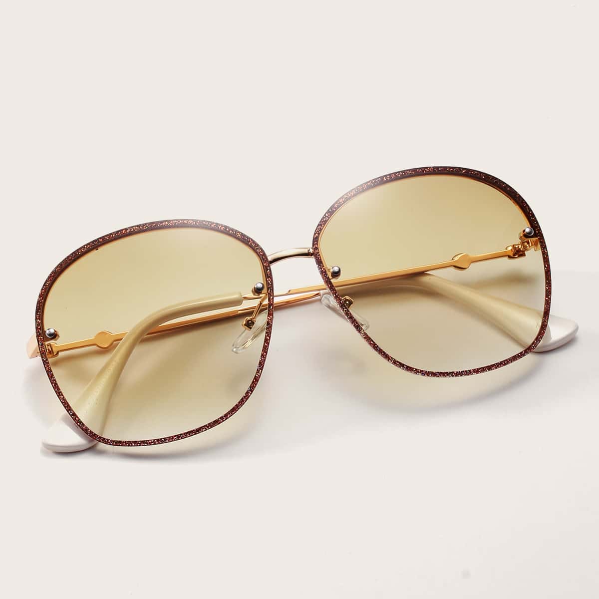 

Geometric Shaped Sunglasses, Yellow