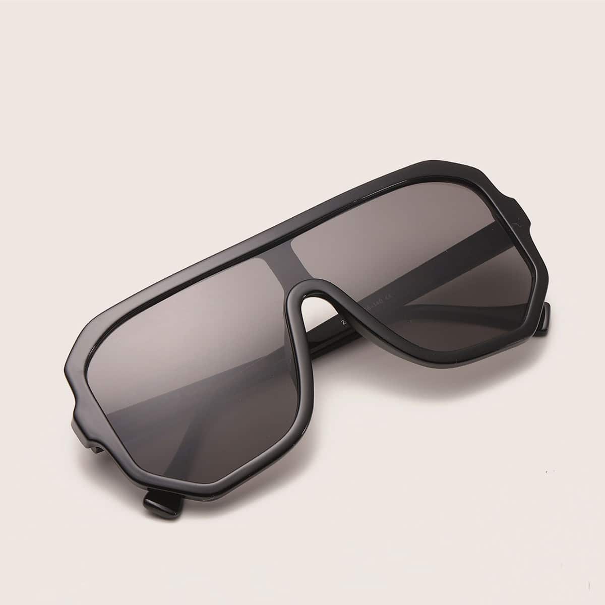 Guys Flat Top Sunglasses, Black