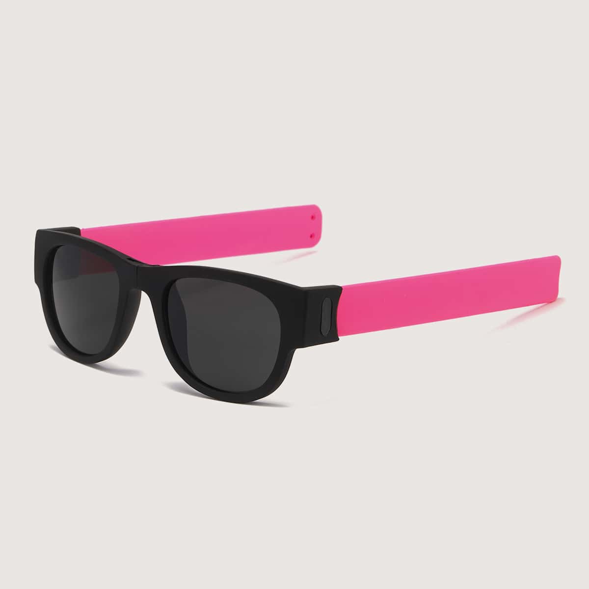 

Two Tone Folded Sunglasses, Black