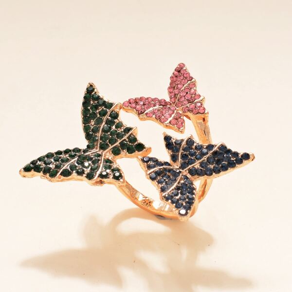 

Butterfly Decor Ring, Multicolor