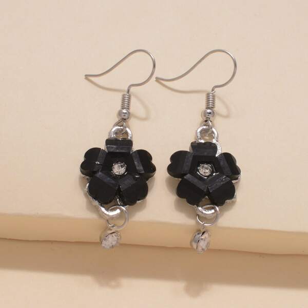 

Цветочные серьги-подвески, Многоцветный