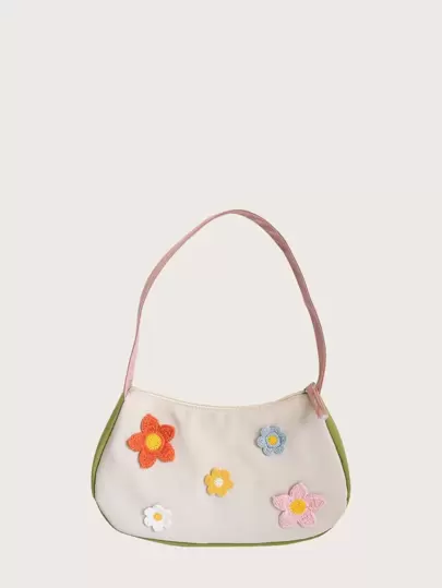 Cow Pattern Zipper Decor Tote Bag | SHEIN UK Cow Pattern Zipper Decor Tote Bag | SHEIN UK