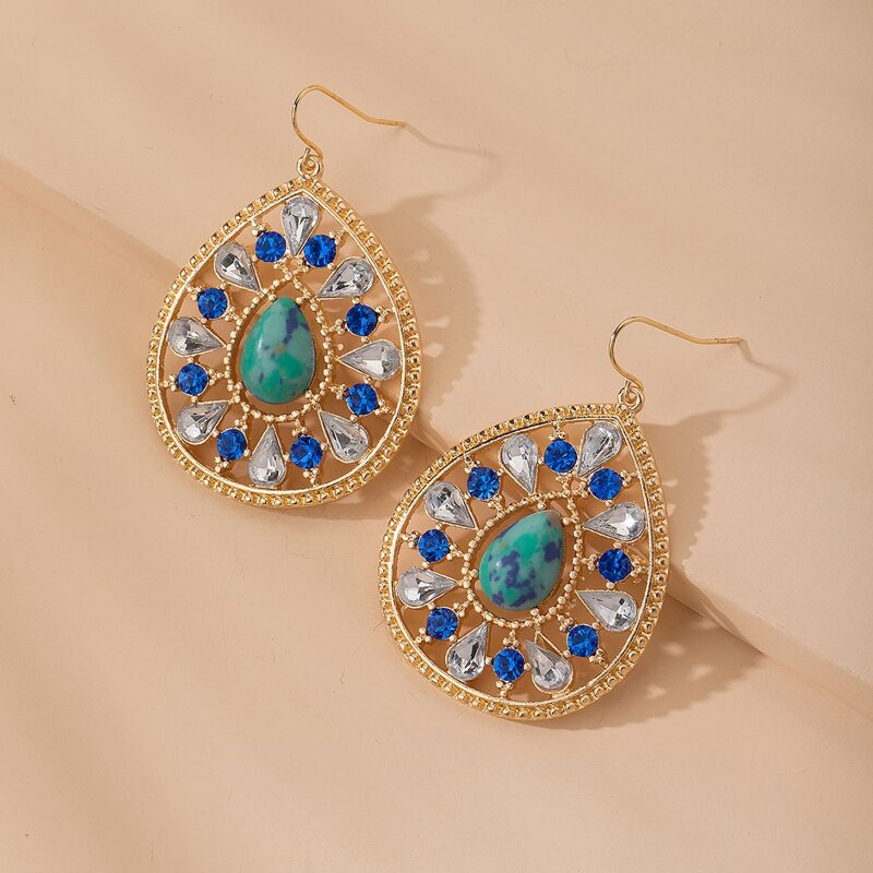 

Water Drop Earrings, Multicolor