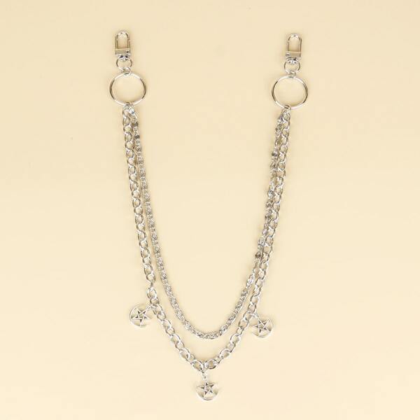 

Metallic Pant Chain, Silver