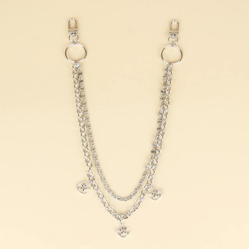 

Metallic Pant Chain, Silver