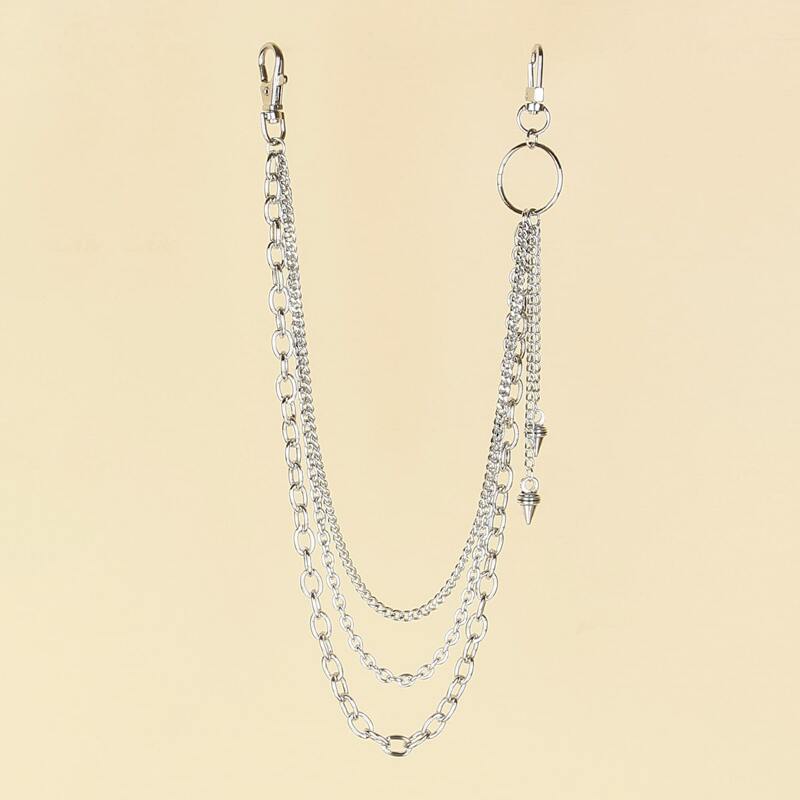 

Metallic Pant Chain, Silver