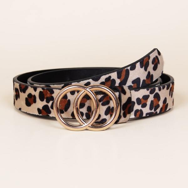 

Girls Leopard Print Belt, Multicolor