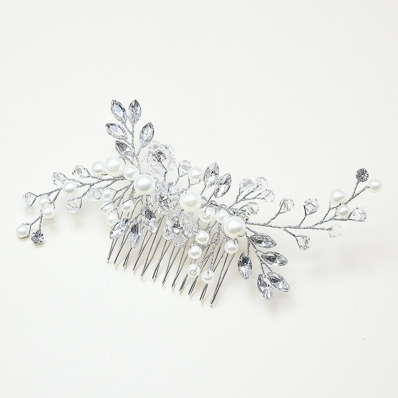 

Leaf Design Hair Pin, Silver
