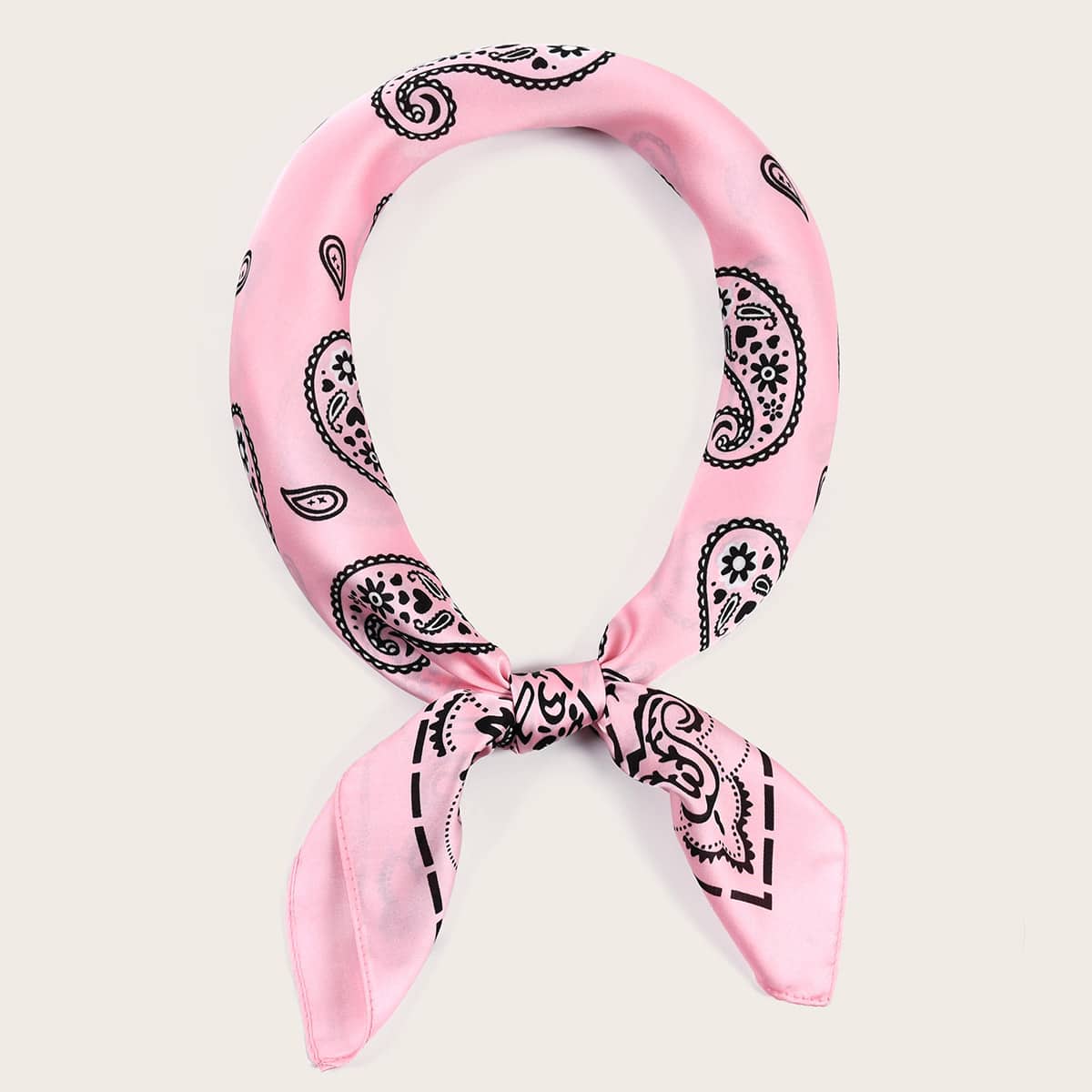 

Paisley Pattern Bandana, Pink