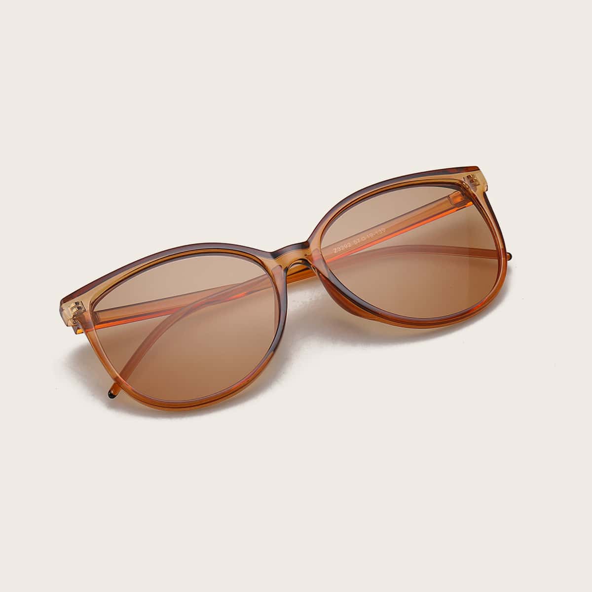 

Acrylic Frame Sunglasses, Brown