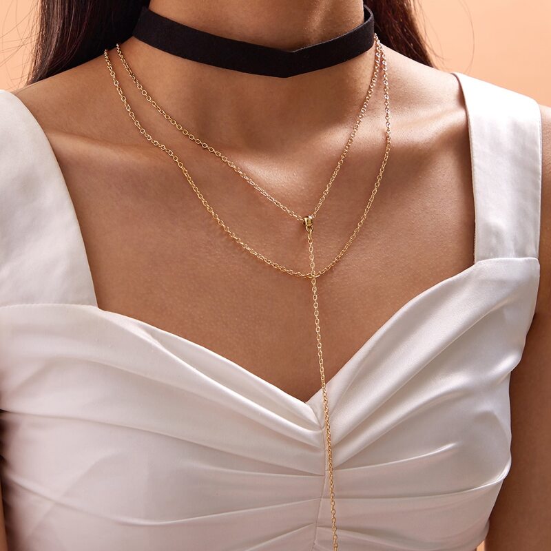 

Bar Y Lariat Necklace, Multicolor