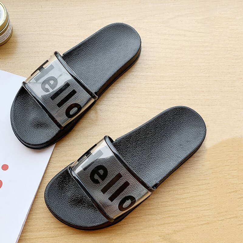 

Clear Letter Graphic Sliders, Black