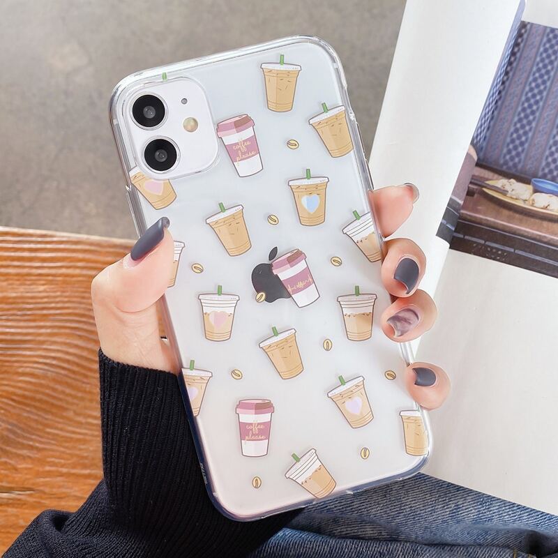 

Coffee Clear iPhone Case, Multicolor