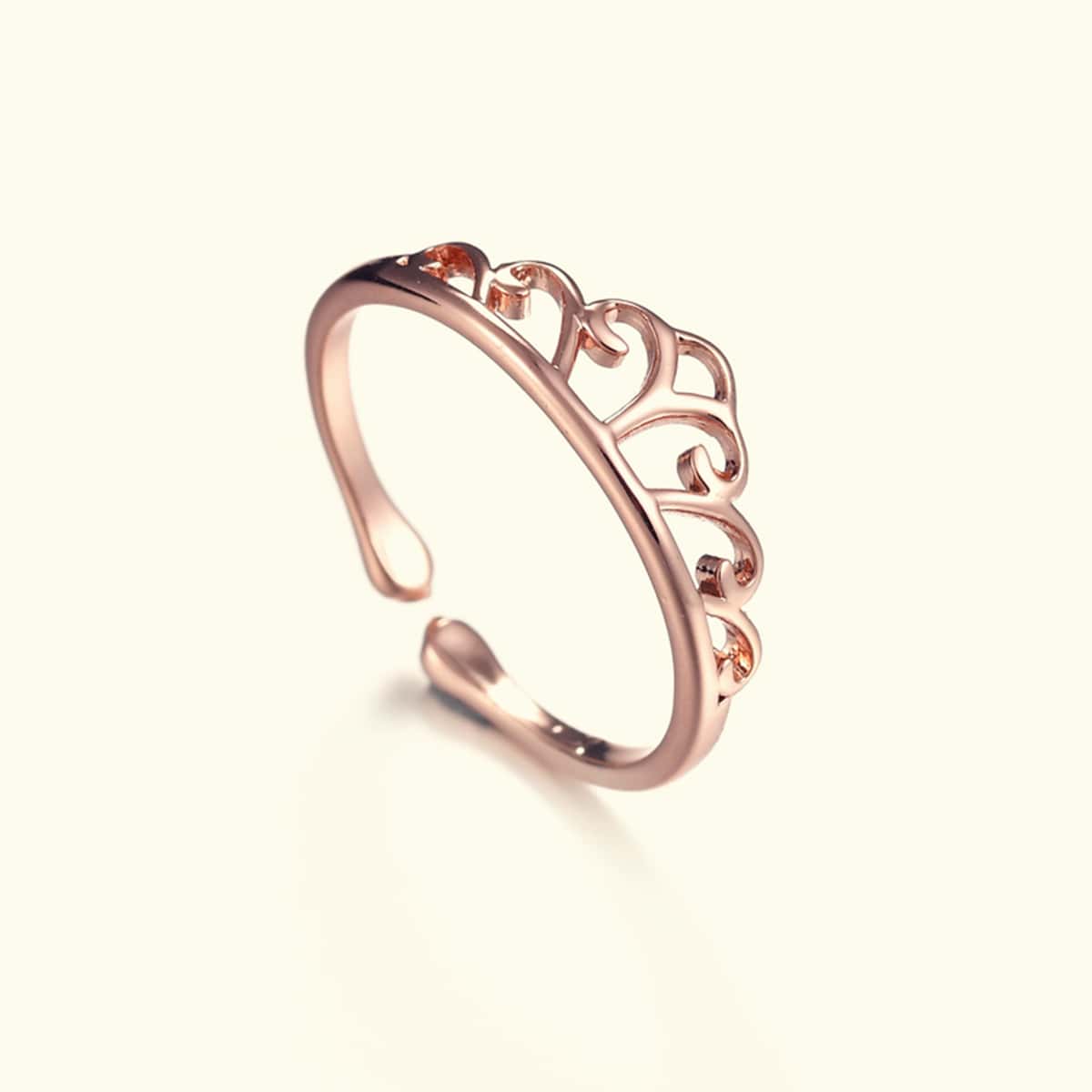 

Crown Design Ring, Gold