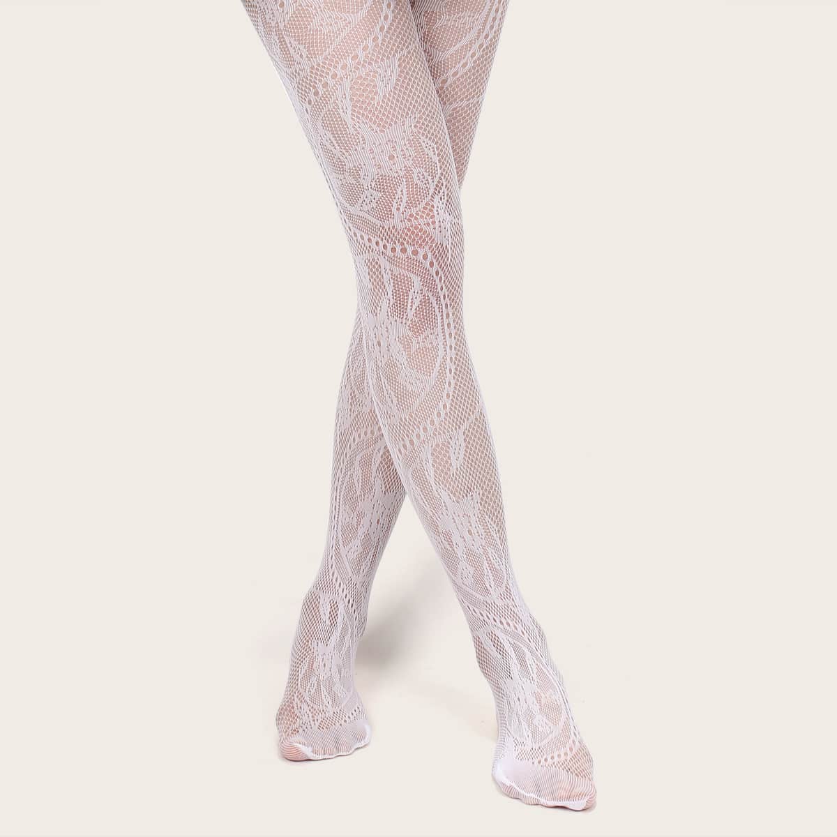 

Lace Mesh Tight, White