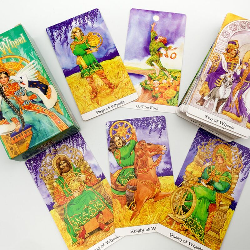 

1box Figure Graphic Tarot Card, Multicolor