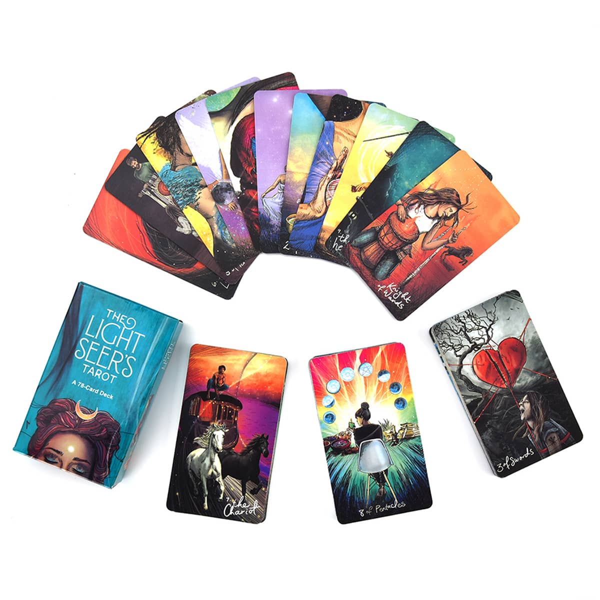 

1box Figure Graphic Tarot Card, Multicolor