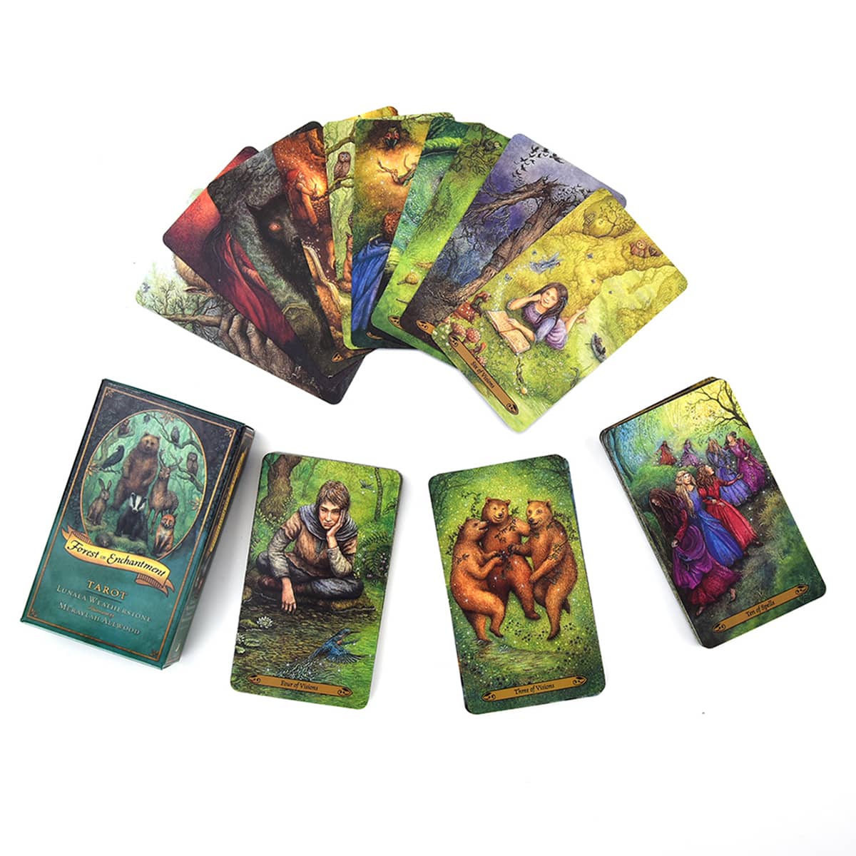 

1box Figure & Animal Tarot Card, Multicolor