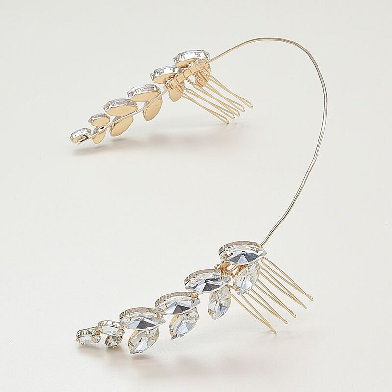 

Rhinestone Engraved Hair Accessory, Silver