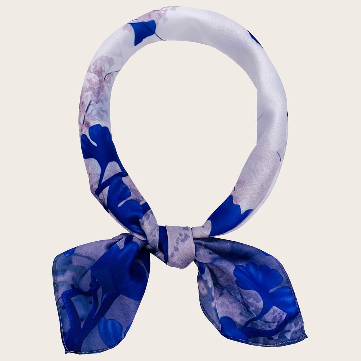

Plant Pattern Bandana, Blue