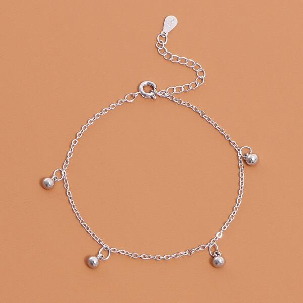 

Ball Charm Bracelet, Silver