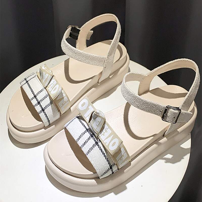 

Knot Front Ankle Strap Sandals, White