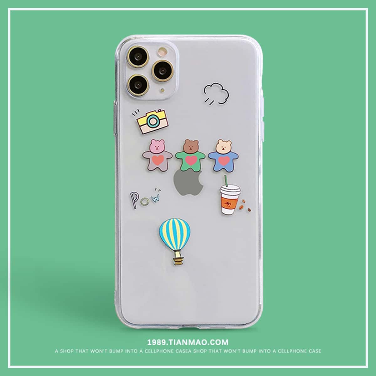

Cartoon Graphic Clear iPhone Case