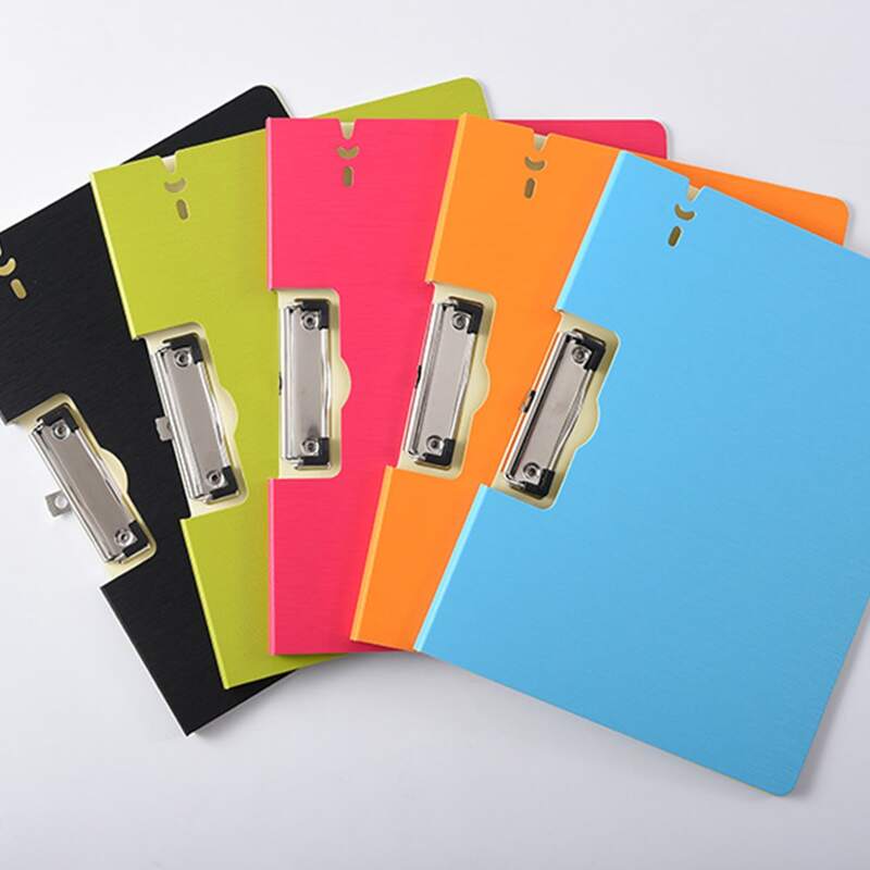 

1pc Plain File Clipboard, Multicolor