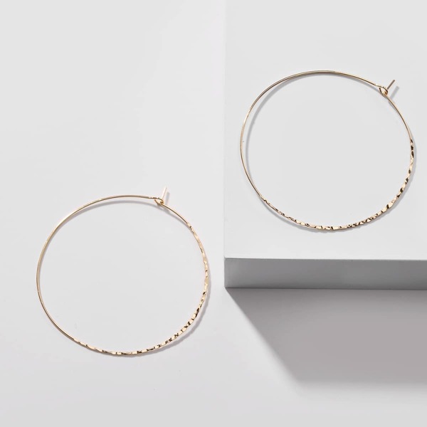 

Simple Hoop Earrings, Gold