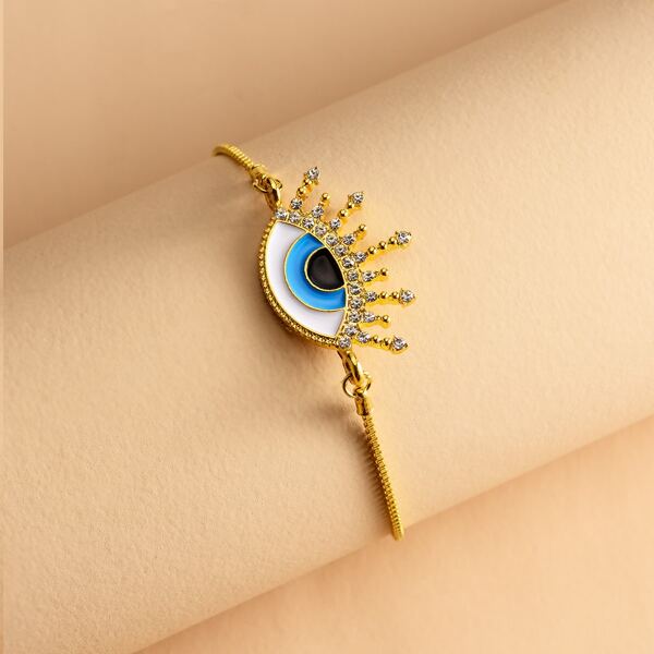 

Eye Metal Bracelet, Gold