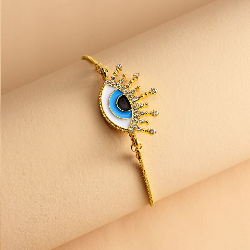 

Eye Metal Bracelet, Gold
