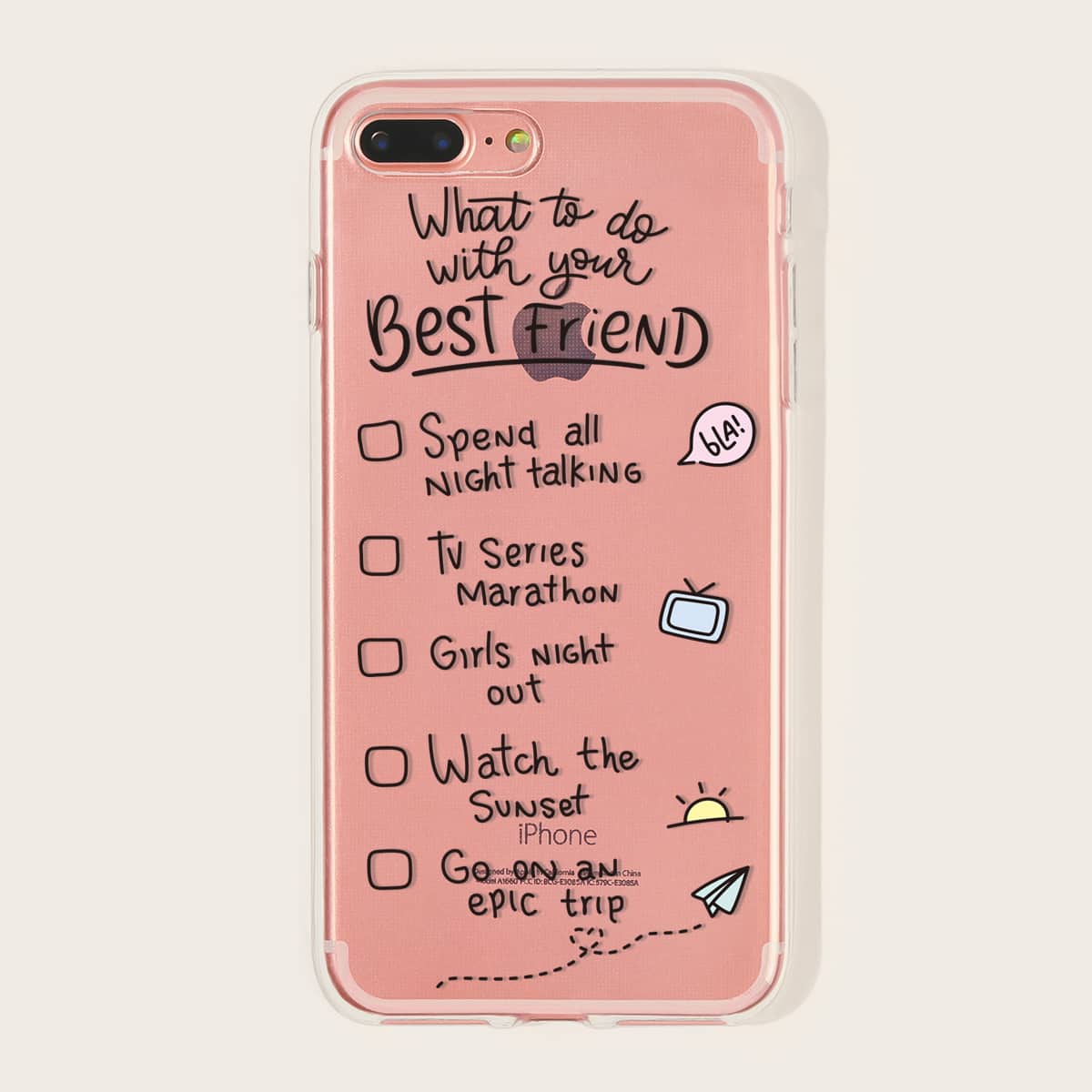 

Slogan Graphic iPhone Case