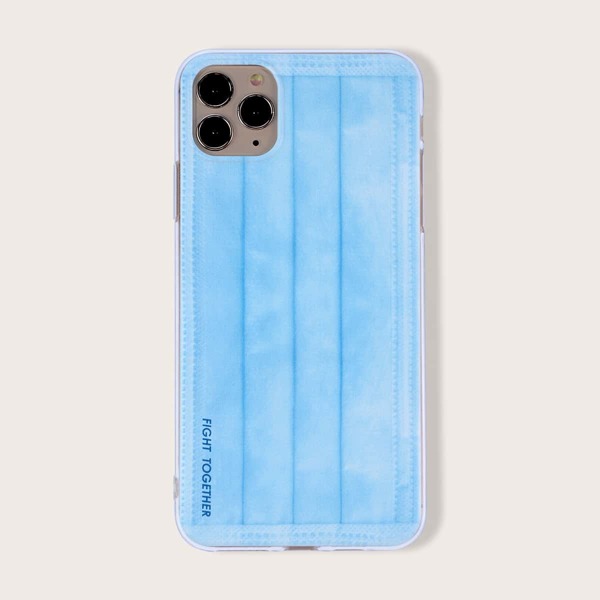 

Слоган Графический чехол для iPhone, Синий