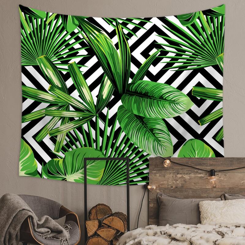 

Leaf Print Tapestry, Multicolor