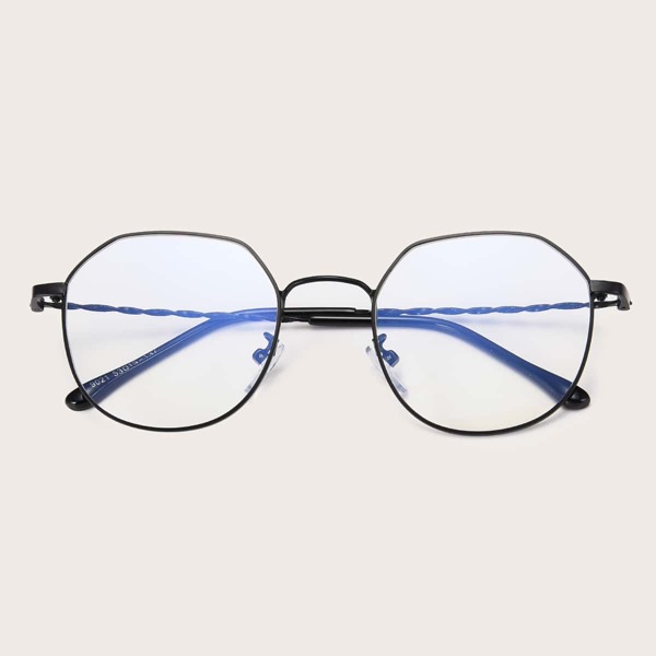 

Men Metal Frame Glasses, Black