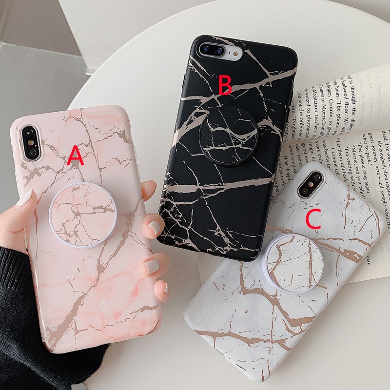 

Marble Print Foldable Phone Finger Ring, Multicolor