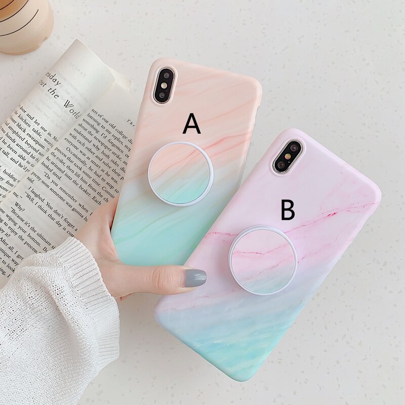 

1pc Ombre Foldable Phone Finger Ring, Multicolor
